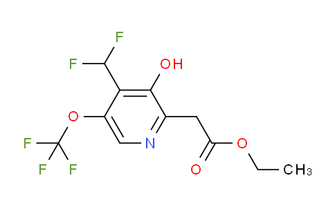 AM211623 | 1804798-32-0 | Ethyl 4-(difluoromethyl)-3-hydroxy-5-(trifluoromethoxy)pyridine-2-acetate