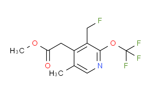 Methyl 3-(fluoromethyl)-5-methyl-2-(trifluoromethoxy)pyridine-4-acetate