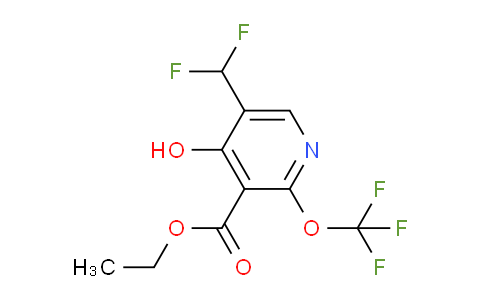 Ethyl 5-(difluoromethyl)-4-hydroxy-2-(trifluoromethoxy)pyridine-3-carboxylate