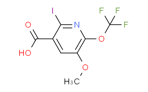 2-Iodo-5-methoxy-6-(trifluoromethoxy)pyridine-3-carboxylic acid