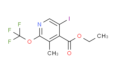Ethyl 5-iodo-3-methyl-2-(trifluoromethoxy)pyridine-4-carboxylate