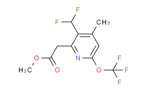 AM21166 | 1361816-15-0 | Methyl 3-(difluoromethyl)-4-methyl-6-(trifluoromethoxy)pyridine-2-acetate