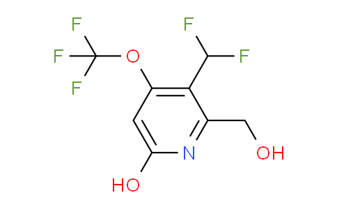 3-(Difluoromethyl)-6-hydroxy-4-(trifluoromethoxy)pyridine-2-methanol