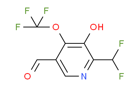 AM211664 | 1804646-65-8 | 2-(Difluoromethyl)-3-hydroxy-4-(trifluoromethoxy)pyridine-5-carboxaldehyde