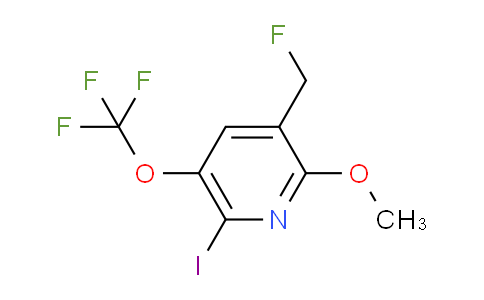 3-(Fluoromethyl)-6-iodo-2-methoxy-5-(trifluoromethoxy)pyridine