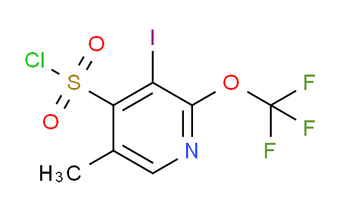 3-Iodo-5-methyl-2-(trifluoromethoxy)pyridine-4-sulfonyl chloride