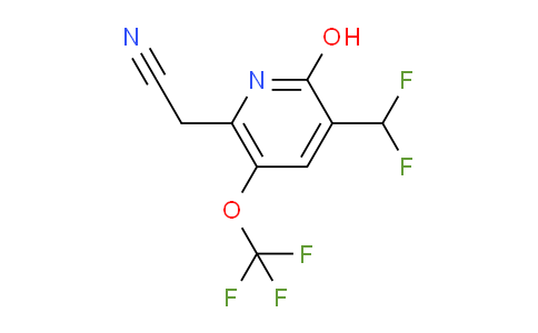 AM211675 | 1806727-21-8 | 3-(Difluoromethyl)-2-hydroxy-5-(trifluoromethoxy)pyridine-6-acetonitrile