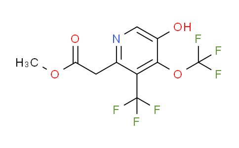 Methyl 5-hydroxy-4-(trifluoromethoxy)-3-(trifluoromethyl)pyridine-2-acetate
