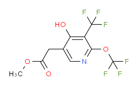 Methyl 4-hydroxy-2-(trifluoromethoxy)-3-(trifluoromethyl)pyridine-5-acetate