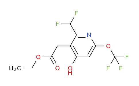 AM211708 | 1806160-76-8 | Ethyl 2-(difluoromethyl)-4-hydroxy-6-(trifluoromethoxy)pyridine-3-acetate