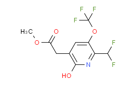 AM211723 | 1804359-52-1 | Methyl 2-(difluoromethyl)-6-hydroxy-3-(trifluoromethoxy)pyridine-5-acetate
