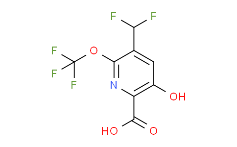 AM211736 | 1804343-27-8 | 3-(Difluoromethyl)-5-hydroxy-2-(trifluoromethoxy)pyridine-6-carboxylic acid