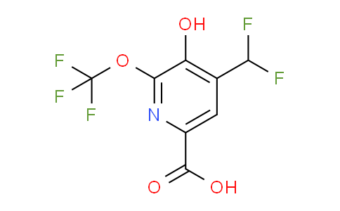 AM211737 | 1804647-32-2 | 4-(Difluoromethyl)-3-hydroxy-2-(trifluoromethoxy)pyridine-6-carboxylic acid