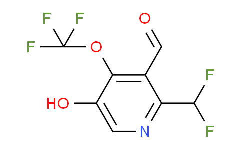 2-(Difluoromethyl)-5-hydroxy-4-(trifluoromethoxy)pyridine-3-carboxaldehyde