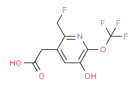 2-(Fluoromethyl)-5-hydroxy-6-(trifluoromethoxy)pyridine-3-acetic acid