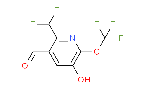 2-(Difluoromethyl)-5-hydroxy-6-(trifluoromethoxy)pyridine-3-carboxaldehyde