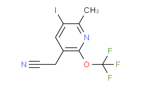 3-Iodo-2-methyl-6-(trifluoromethoxy)pyridine-5-acetonitrile