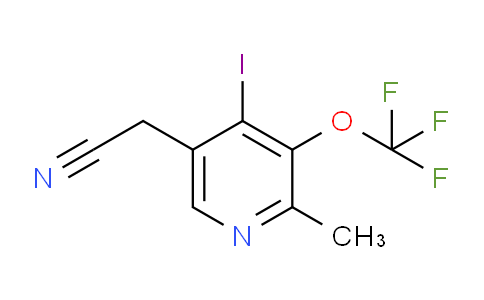 4-Iodo-2-methyl-3-(trifluoromethoxy)pyridine-5-acetonitrile