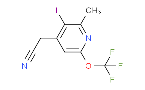 AM211807 | 1804442-66-7 | 3-Iodo-2-methyl-6-(trifluoromethoxy)pyridine-4-acetonitrile