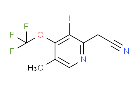AM211809 | 1804794-39-5 | 3-Iodo-5-methyl-4-(trifluoromethoxy)pyridine-2-acetonitrile