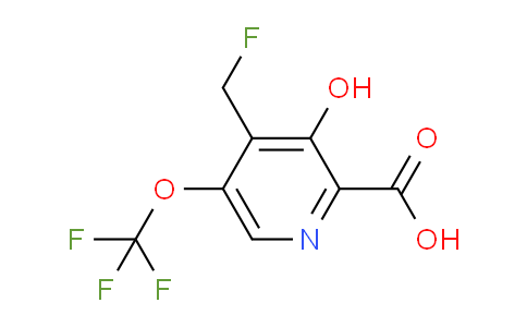 AM211813 | 1804365-33-0 | 4-(Fluoromethyl)-3-hydroxy-5-(trifluoromethoxy)pyridine-2-carboxylic acid