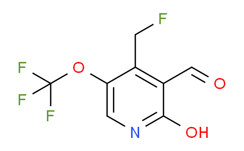 4-(Fluoromethyl)-2-hydroxy-5-(trifluoromethoxy)pyridine-3-carboxaldehyde