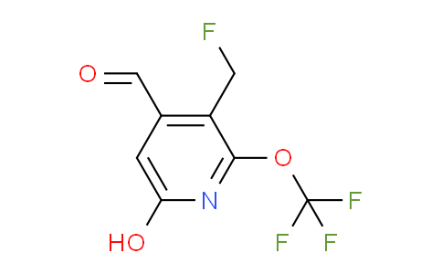 3-(Fluoromethyl)-6-hydroxy-2-(trifluoromethoxy)pyridine-4-carboxaldehyde