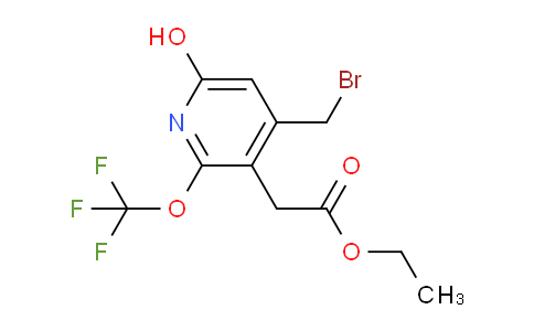AM211845 | 1806266-68-1 | Ethyl 4-(bromomethyl)-6-hydroxy-2-(trifluoromethoxy)pyridine-3-acetate