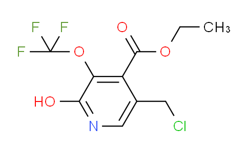 Ethyl 5-(chloromethyl)-2-hydroxy-3-(trifluoromethoxy)pyridine-4-carboxylate