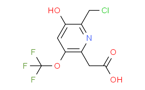 AM211850 | 1804724-49-9 | 2-(Chloromethyl)-3-hydroxy-5-(trifluoromethoxy)pyridine-6-acetic acid