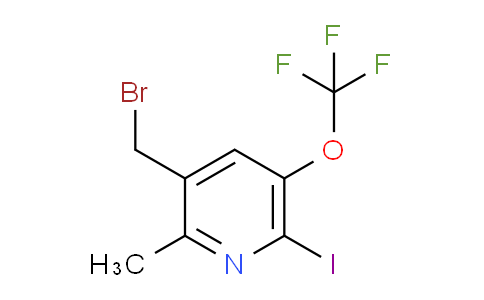 3-(Bromomethyl)-6-iodo-2-methyl-5-(trifluoromethoxy)pyridine
