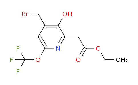 AM211892 | 1804825-12-4 | Ethyl 4-(bromomethyl)-3-hydroxy-6-(trifluoromethoxy)pyridine-2-acetate