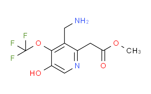 AM211905 | 1804824-60-9 | Methyl 3-(aminomethyl)-5-hydroxy-4-(trifluoromethoxy)pyridine-2-acetate