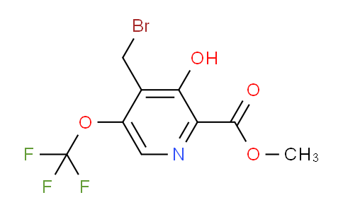 Methyl 4-(bromomethyl)-3-hydroxy-5-(trifluoromethoxy)pyridine-2-carboxylate