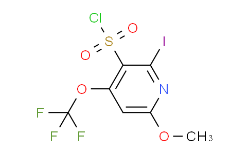 2-Iodo-6-methoxy-4-(trifluoromethoxy)pyridine-3-sulfonyl chloride