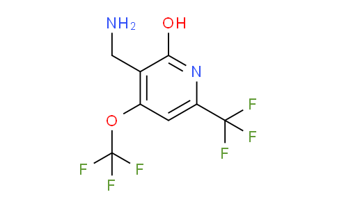 3-(Aminomethyl)-2-hydroxy-4-(trifluoromethoxy)-6-(trifluoromethyl)pyridine