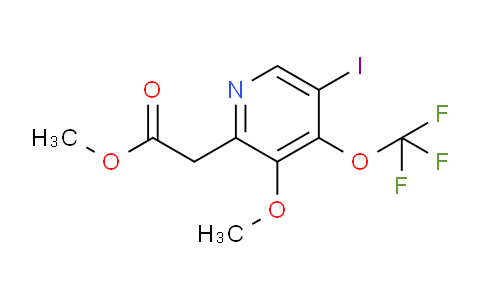 Methyl 5-iodo-3-methoxy-4-(trifluoromethoxy)pyridine-2-acetate
