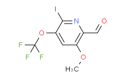 2-Iodo-5-methoxy-3-(trifluoromethoxy)pyridine-6-carboxaldehyde