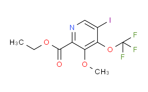 Ethyl 5-iodo-3-methoxy-4-(trifluoromethoxy)pyridine-2-carboxylate