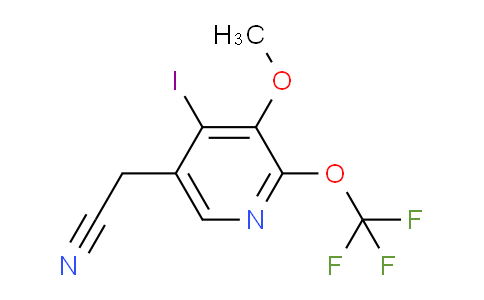 AM211995 | 1804349-38-9 | 4-Iodo-3-methoxy-2-(trifluoromethoxy)pyridine-5-acetonitrile