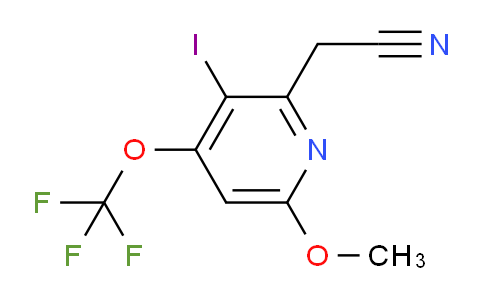 AM211997 | 1804798-54-6 | 3-Iodo-6-methoxy-4-(trifluoromethoxy)pyridine-2-acetonitrile