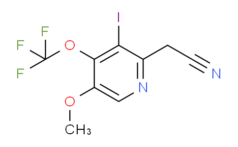 AM212021 | 1804349-27-6 | 3-Iodo-5-methoxy-4-(trifluoromethoxy)pyridine-2-acetonitrile