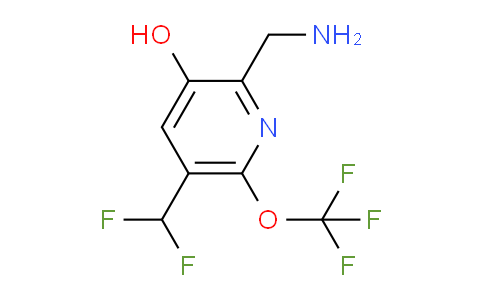 2-(Aminomethyl)-5-(difluoromethyl)-3-hydroxy-6-(trifluoromethoxy)pyridine