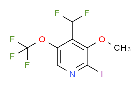 4-(Difluoromethyl)-2-iodo-3-methoxy-5-(trifluoromethoxy)pyridine