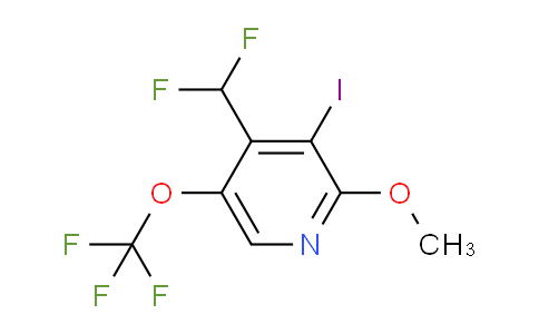 4-(Difluoromethyl)-3-iodo-2-methoxy-5-(trifluoromethoxy)pyridine