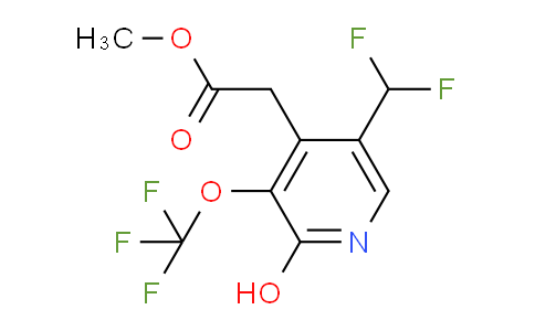 AM212045 | 1804726-64-4 | Methyl 5-(difluoromethyl)-2-hydroxy-3-(trifluoromethoxy)pyridine-4-acetate