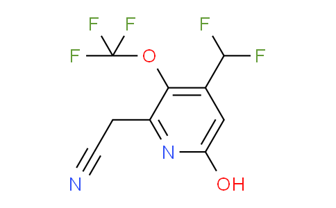 AM212086 | 1804835-91-3 | 4-(Difluoromethyl)-6-hydroxy-3-(trifluoromethoxy)pyridine-2-acetonitrile