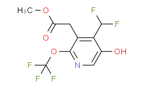 AM212095 | 1804649-18-0 | Methyl 4-(difluoromethyl)-5-hydroxy-2-(trifluoromethoxy)pyridine-3-acetate