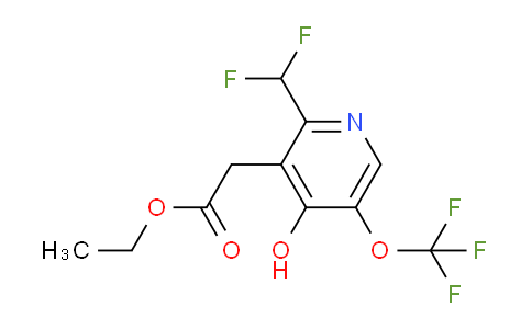 AM212098 | 1806728-30-2 | Ethyl 2-(difluoromethyl)-4-hydroxy-5-(trifluoromethoxy)pyridine-3-acetate