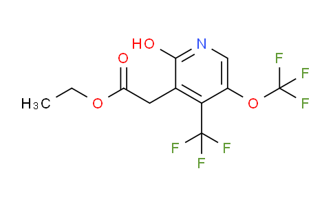 AM212113 | 1804797-88-3 | Ethyl 2-hydroxy-5-(trifluoromethoxy)-4-(trifluoromethyl)pyridine-3-acetate